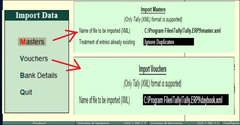 Tally import master and voucher - Tallyadvice