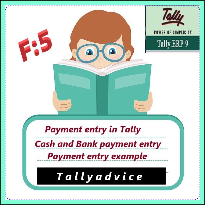 Payment Entry In Tally Hindi 