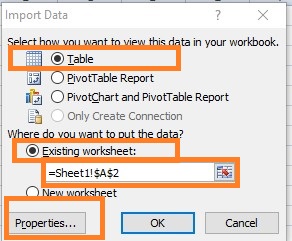 Import data from tally to excel detail