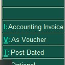invoice mode tally